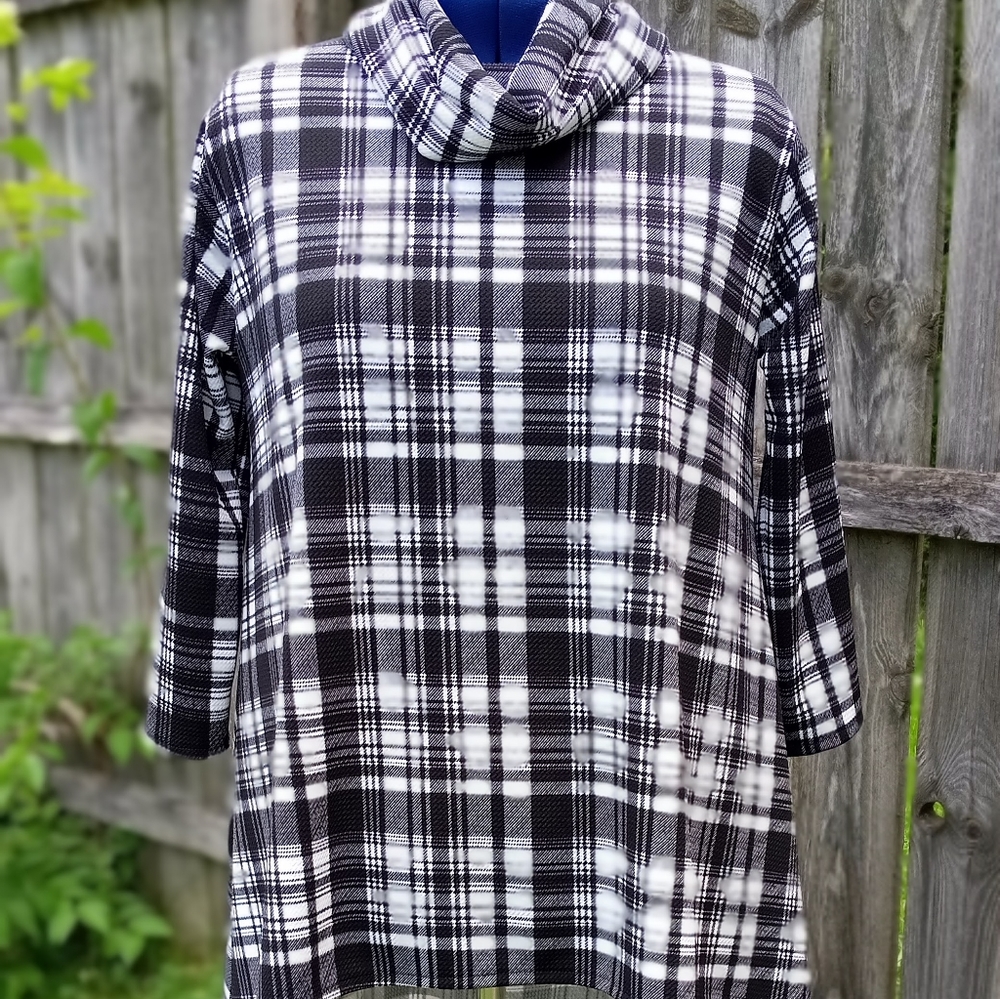 High low cowl neck Tunic